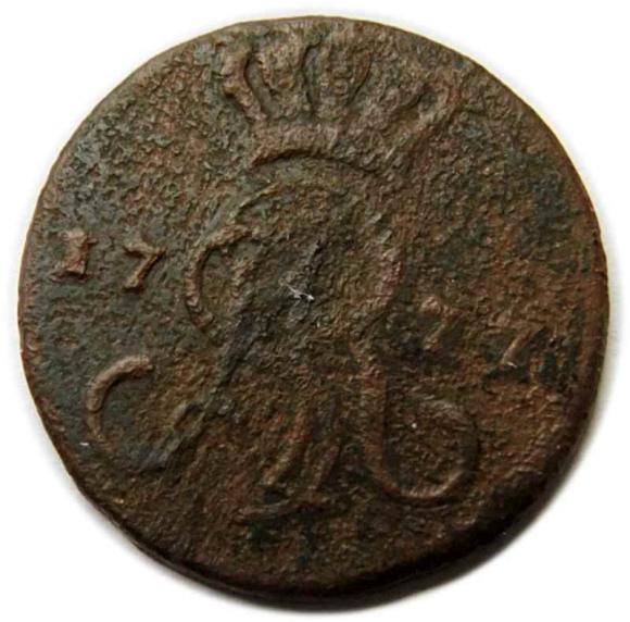 Grosz 1777 Stanisław August Poniatowski Warszawa (1)