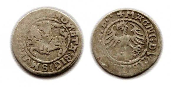 Półgrosz Zygmunt I Stary Wilno (1)