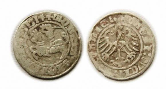 Półgrosz 1514 Zygmunt I Stary Wilno (1)