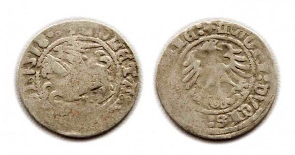 Półgrosz 1518 Zygmunt I Stary Wilno (1)