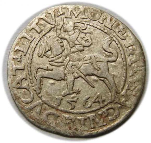 Półgrosz 1564 Zygmunt II August Wilno (2)