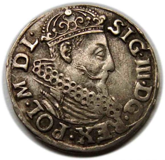 Trojak 1619 Zygmunt III Waza Kraków (1)