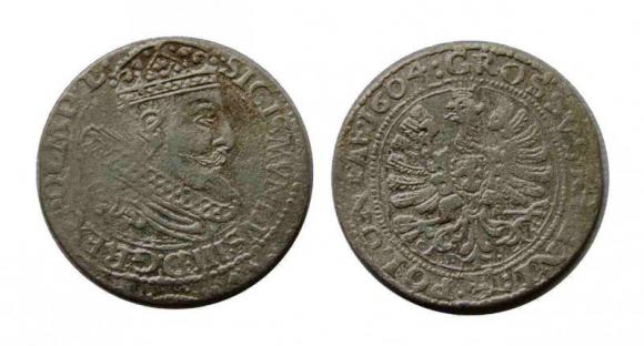 Grosz 1604 Zygmunt III Waza Kraków (1)