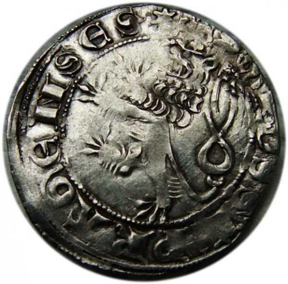 Grosz praski Jan Luksemburski Czechy (2)