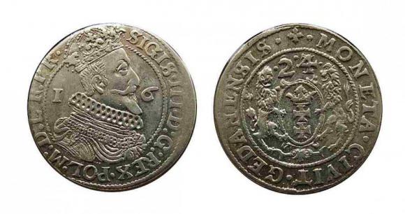 Ort 1624 Zygmunt III Waza Gdańsk (1)