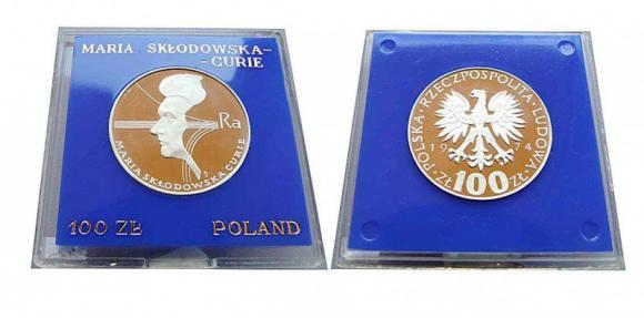 100 złotych 1974 Maria Skłodowska Curie (1)