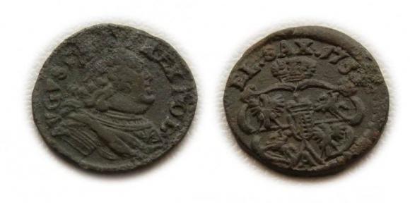 Szeląg 1753 August III Gubin  (1)