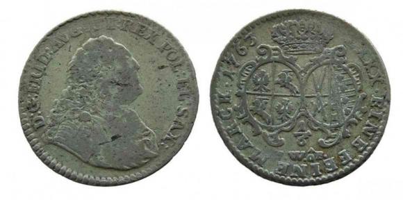 1/6 talara 1763 August III Drezno (1)