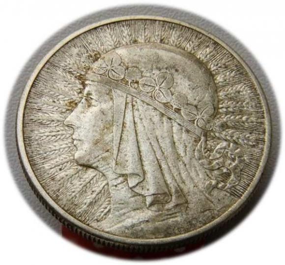 10 złotych 1932 Głowa Kobiety Londyn (1)