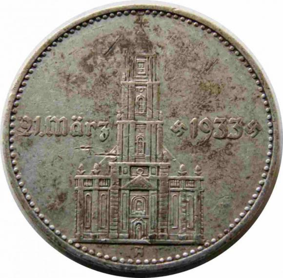 2 marki 1934 Berlin Kościół w Poczdamie (1)