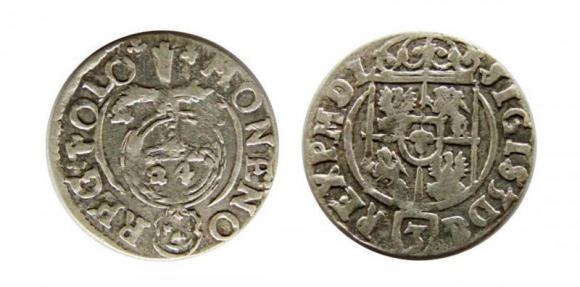 Półtorak 1623 Zygmunt III Waza Bydgoszcz (1)