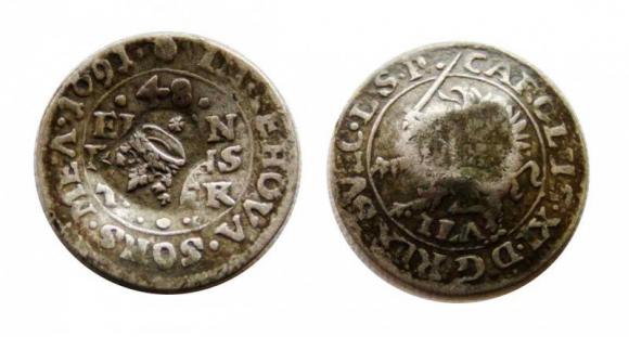 1/48 talara 1691 Karol XI Pomorze Zachodnie Szczecin / Strzałów (1)