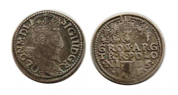 Trojak 1595 Zygmunt III Waza Olkusz (1)
