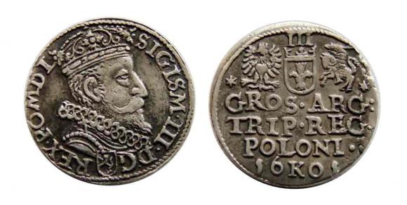 Trojak 1601 Zygmunt III Waza Kraków (1)