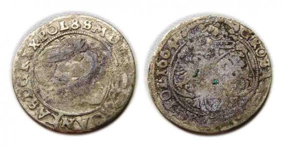 Szóstak 1664 Jan Kazimierz Bydgoszcz (1)