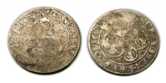 Szóstak 1666 Jan Kazimierz (1)