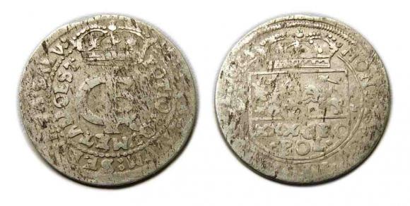 Tymf 1665 Jan Kazimierz Bydgoszcz / Kraków (1)