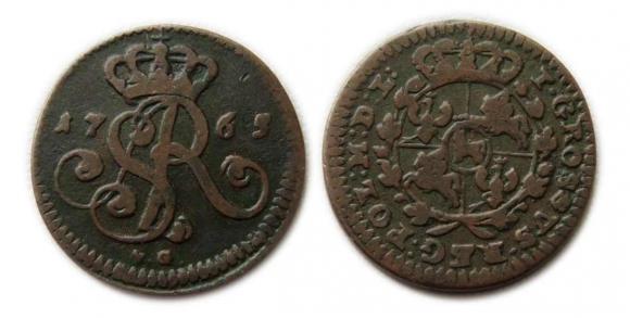 Grosz 1765 Stanisław August Poniatowski Kraków (1)