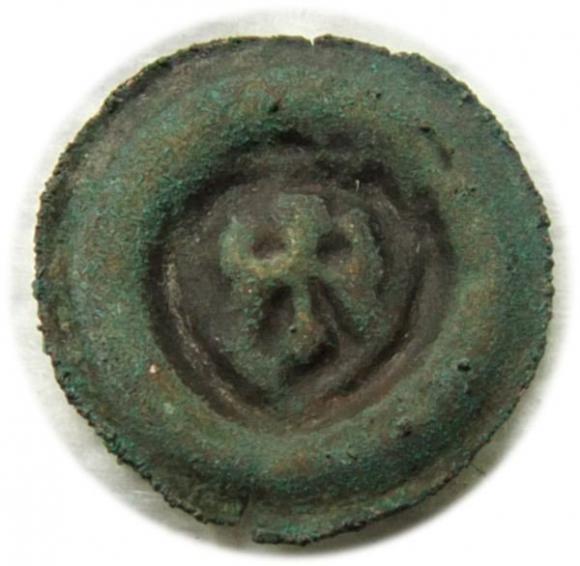  Brakteat Tarcza Wielkiego Mistrza Zakon Krzyżacki (1)