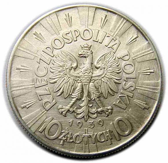 10 złotych 1939 Józef Piłsudski Warszawa (2)