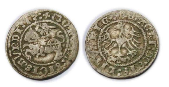 Półgrosz 1513 Zygmunt I Stary Wilno (1)