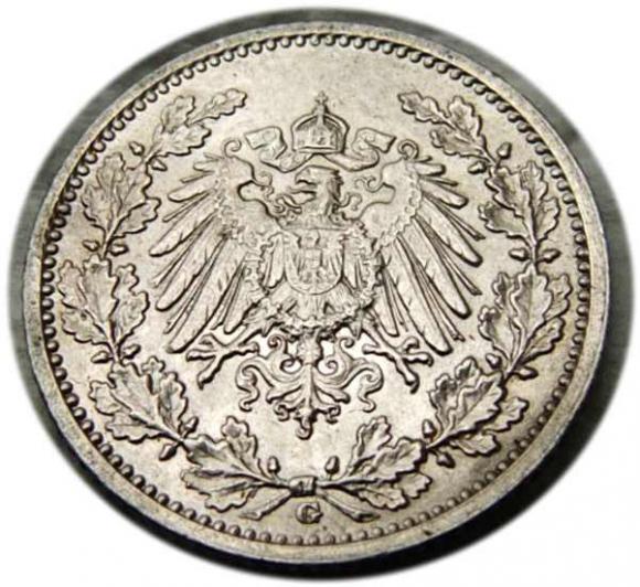 1/2 marki 1911 Karlsruhe (2)