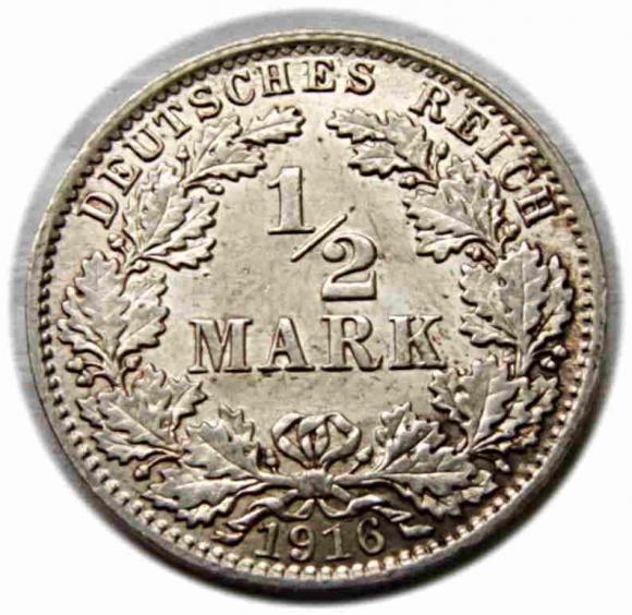 1/2 marki 1916 Berlin (1)