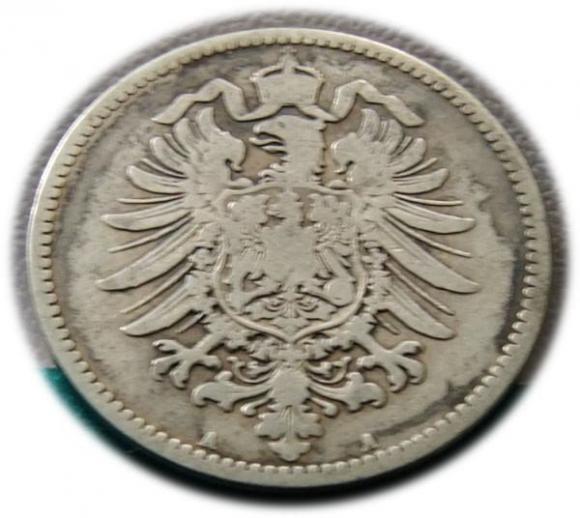 1 marka 1881 Wilhelm I Berlin (2)