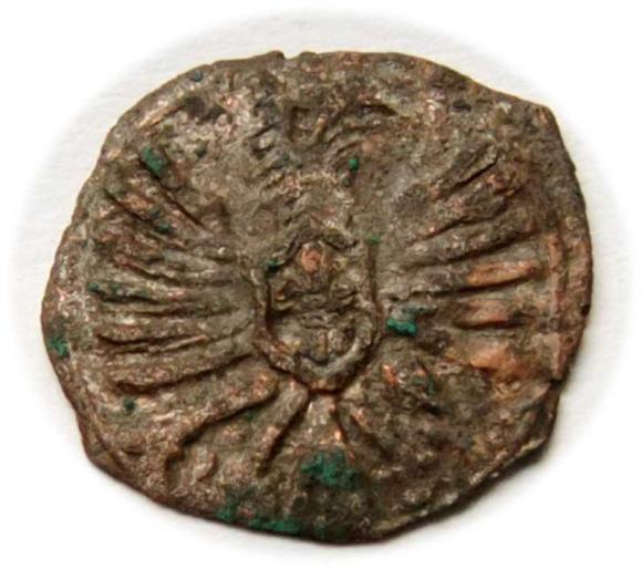 Denar 1605 Zygmunt III Waza Poznań (2)