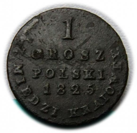 1 grosz 1825 Królestwo Polskie pod zaborem, Warszawa (1)