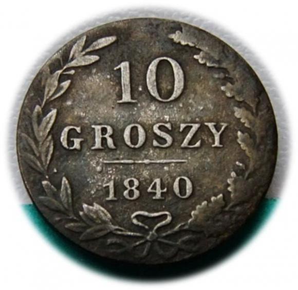 10 groszy 1840, byłe Królestwo Polskie, Warszawa (1)