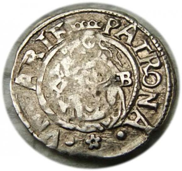 Denar 1579 Maksymilian II Habsburg Węgry (1)