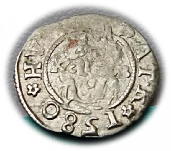 Denar 1580 Rudolf II Habsburg Węgry (1)