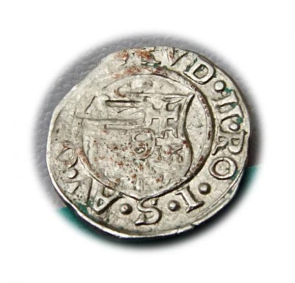 Denar 1580 Rudolf II Habsburg Węgry (2)