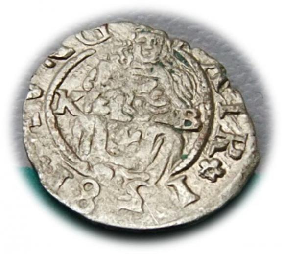 Denar 1581 Rudolf II Habsburg Węgry (1)