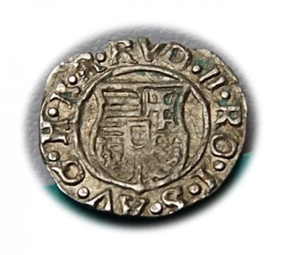 Denar 1582 Rudolf II Habsburg Węgry