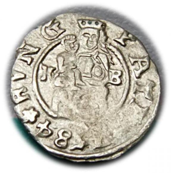 Denar 1584 Rudolf II Habsburg Węgry