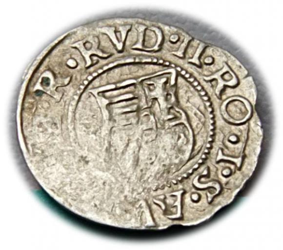 Denar 1585 Rudolf II Habsburg Węgry
