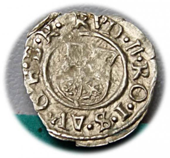 Denar 1592 Rudolf II Habsburg Węgry
