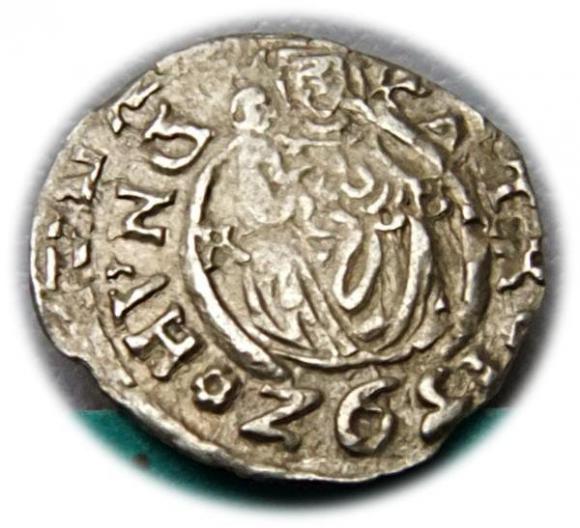 Denar 1592 Rudolf II Habsburg Węgry