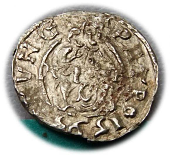 Denar 1594 Rudolf II Habsburg Węgry