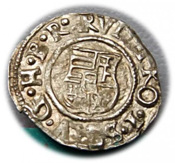 Denar 1594 Rudolf II Habsburg Węgry