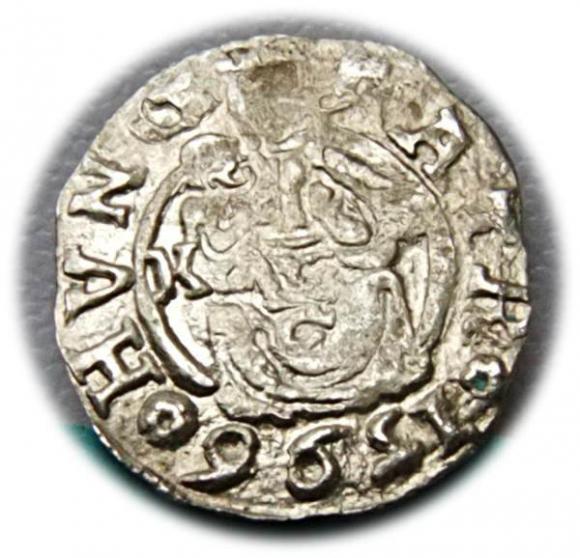 Denar 1596 Rudolf II Habsburg Węgry