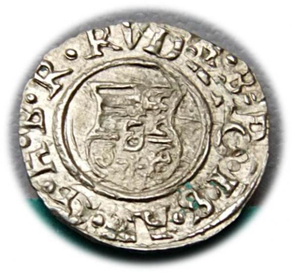 Denar Rudolf II Habsburg Węgry (2)
