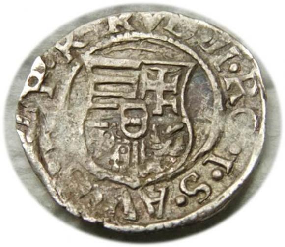 Denar Rudolf II Habsburg Węgry (2)