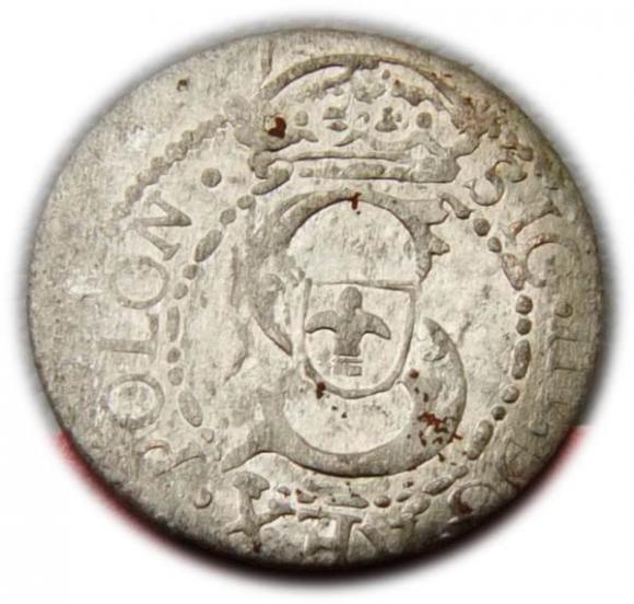 Szeląg 1609 Zygmunt III Waza Ryga (1)