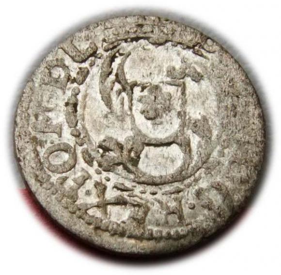 Szeląg Zygmunt III Waza Ryga (1)