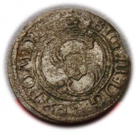 Szeląg Zygmunt III Waza Wilno (1)