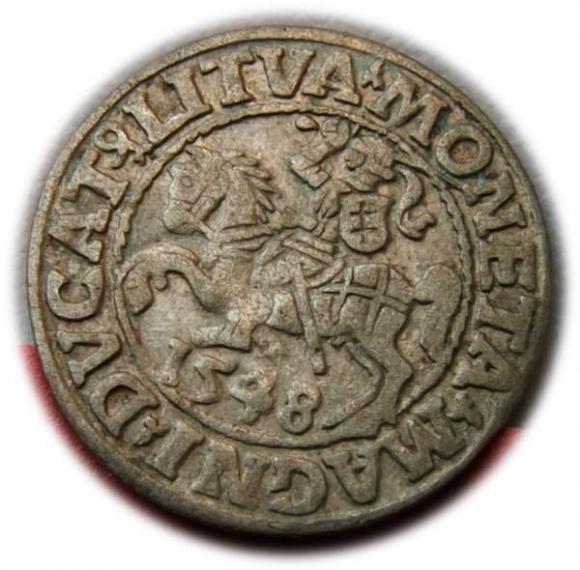 Półgrosz 1548 Zygmunt II August Wilno (1)