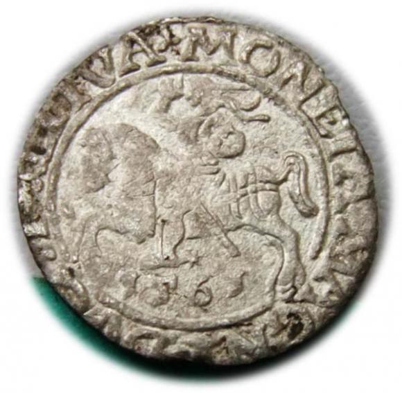 Półgrosz 1561 Zygmunt II August Wilno (1)